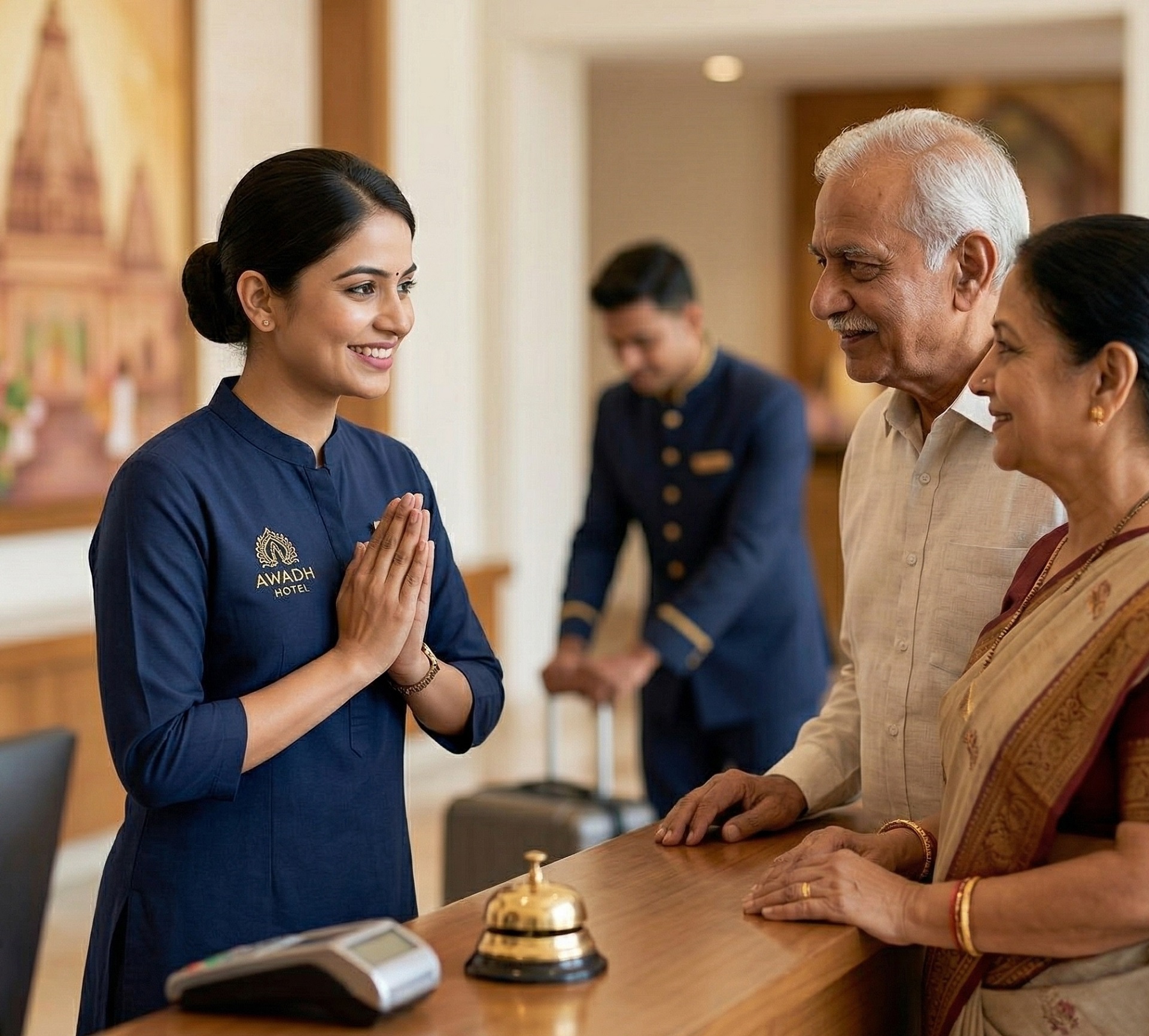 warm hospitality best hotel in ayodhya